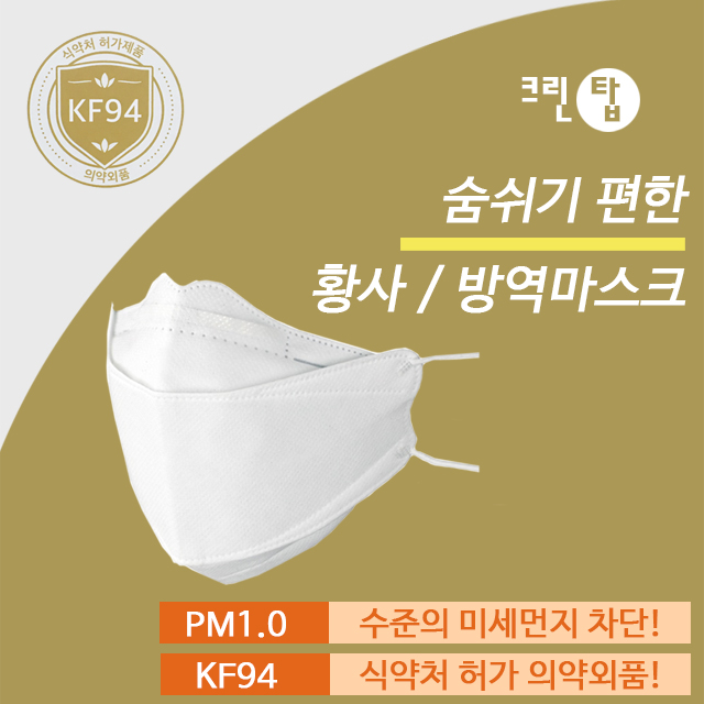 에버그린 숨쉬기 편한 황사 방역 KF-94 마스크 : 안전화마트