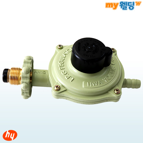 화영상사 LPG 가스 레귤레이터 압력조정기 HYR-4 저압 조절기 4Kg (가정용) : 마이웰딩