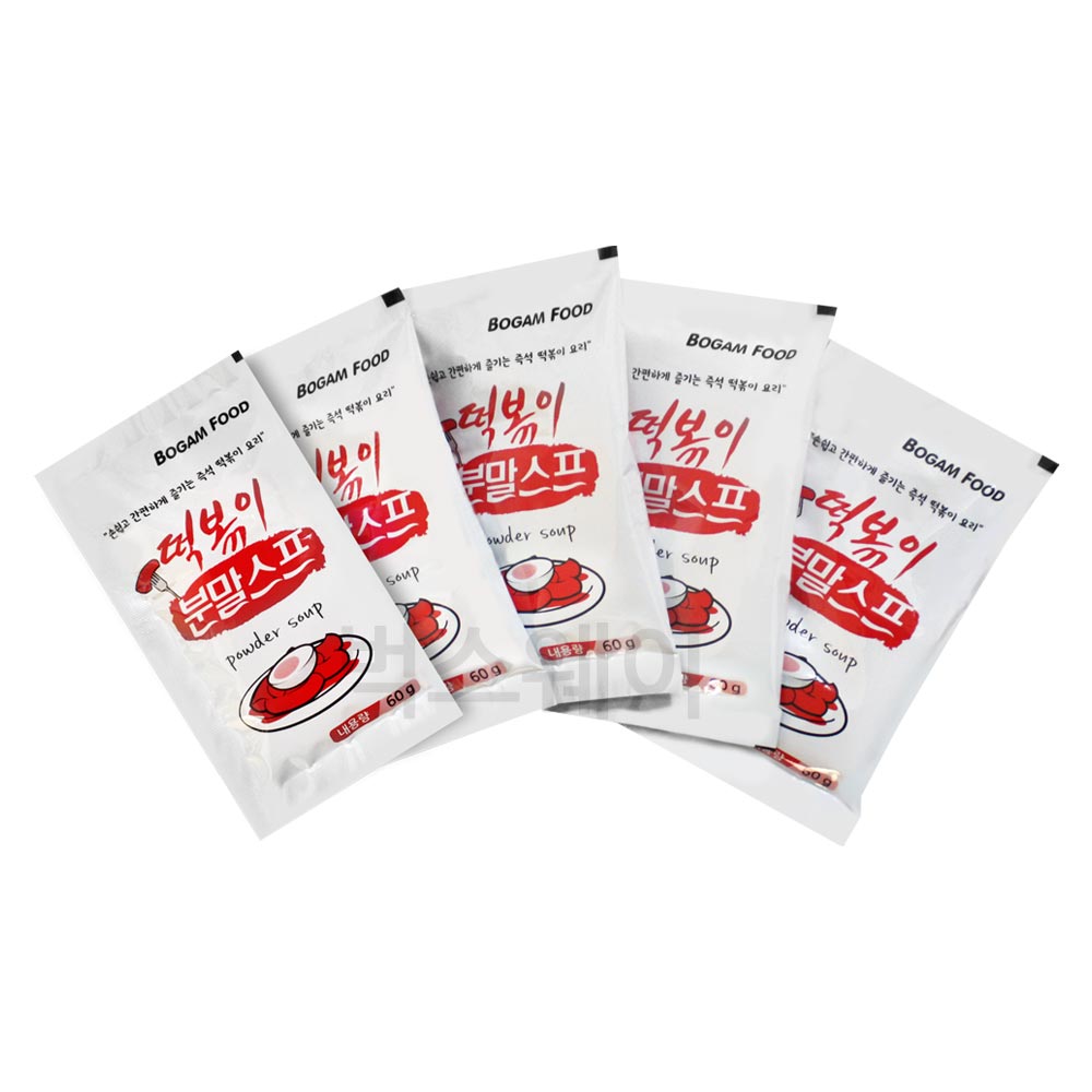 보감 떡볶이 분말스프 5개 (총 약 10인분) : 벅스웨이