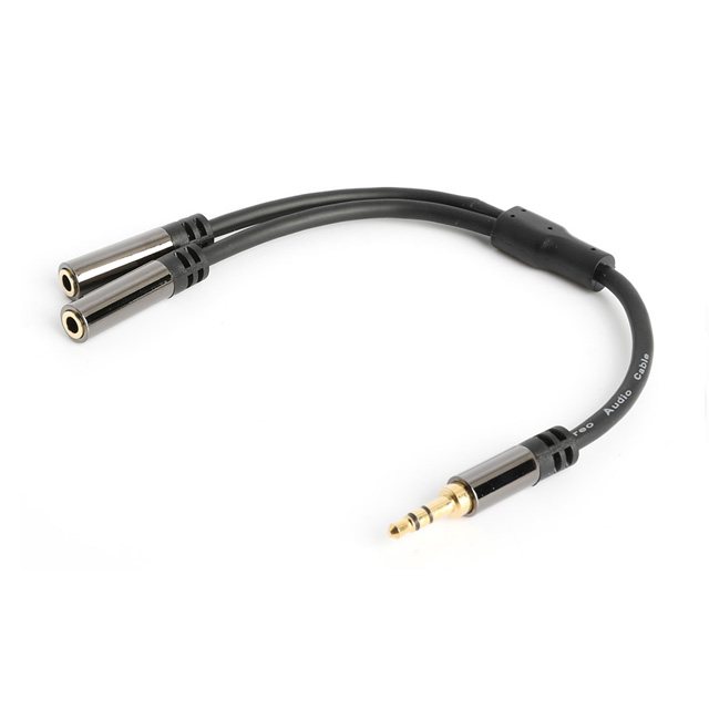 3극 AUX 스테레오 Y 케이블 고급형 3.5파이 STEREO 분배기 (NX942) : 네트워크 전문점