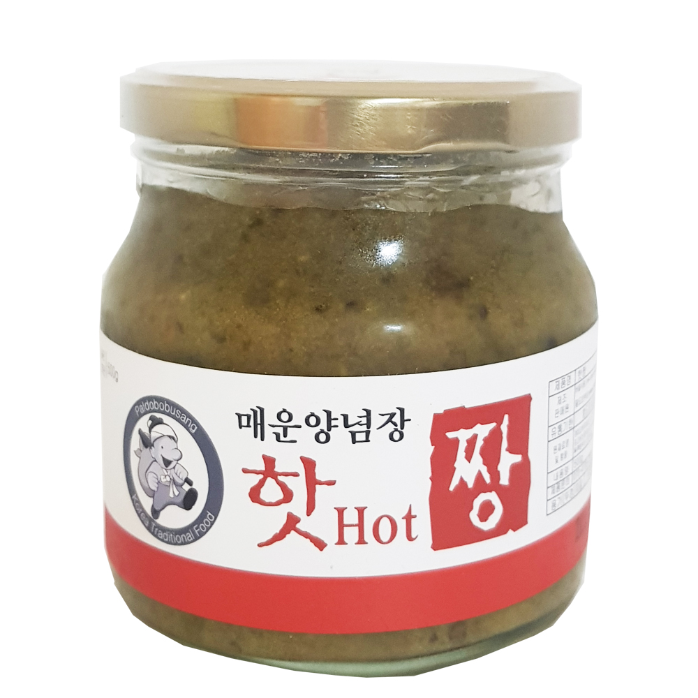 팔도보부상 핫짱 500g 매운 양념장 고추 다대기 다데기 청양고추 소고기 밥도둑 양념 고추다짐 : 팔도보부상