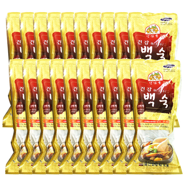 금산 백숙재료 삼계탕 재료 건강백숙(망)(70g) x 20봉 : 바른팜스몰