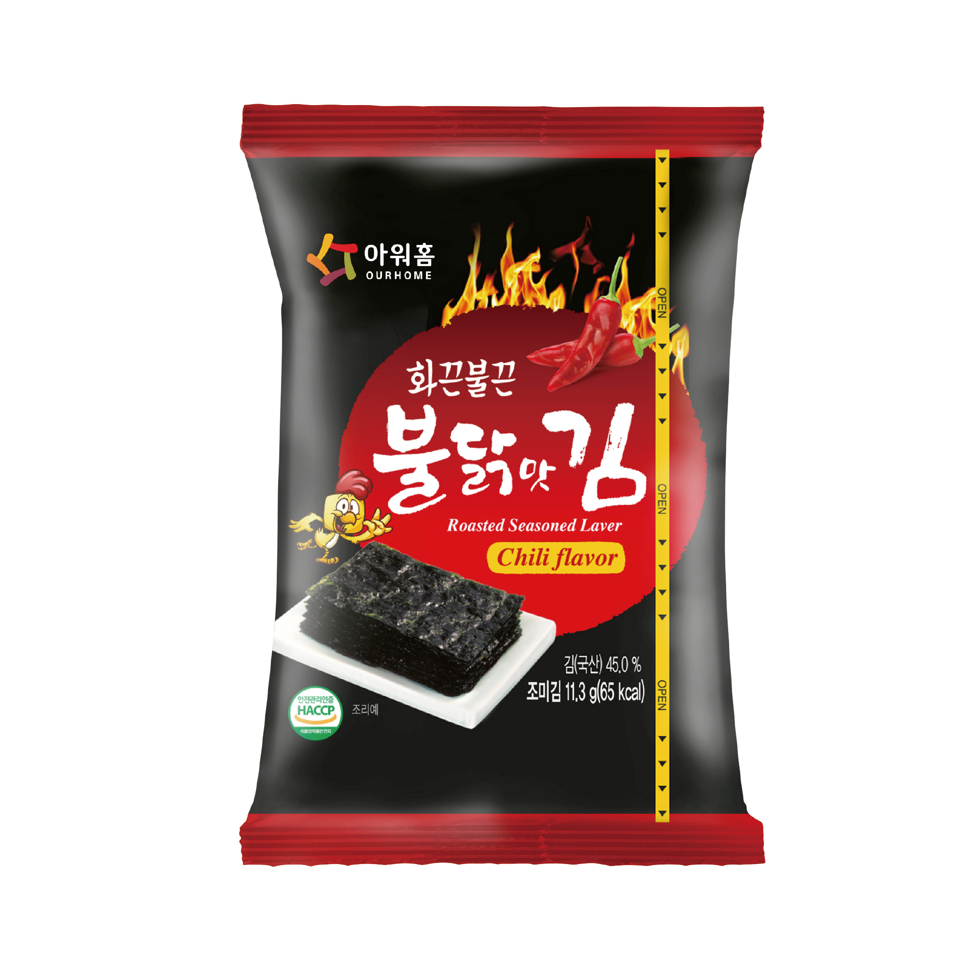 아워홈 도시락김 불닭맛김 (3gx10) 매운맛 : 푸드 아울렛
