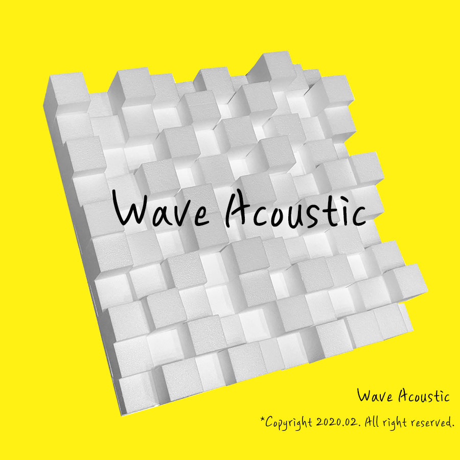 [Wave Acoustic 웨이브어쿠스틱]음향 디퓨저/음향판디퓨저/흡음재 사운드디퓨저 방음인테리어 : 웨이브어쿠스틱