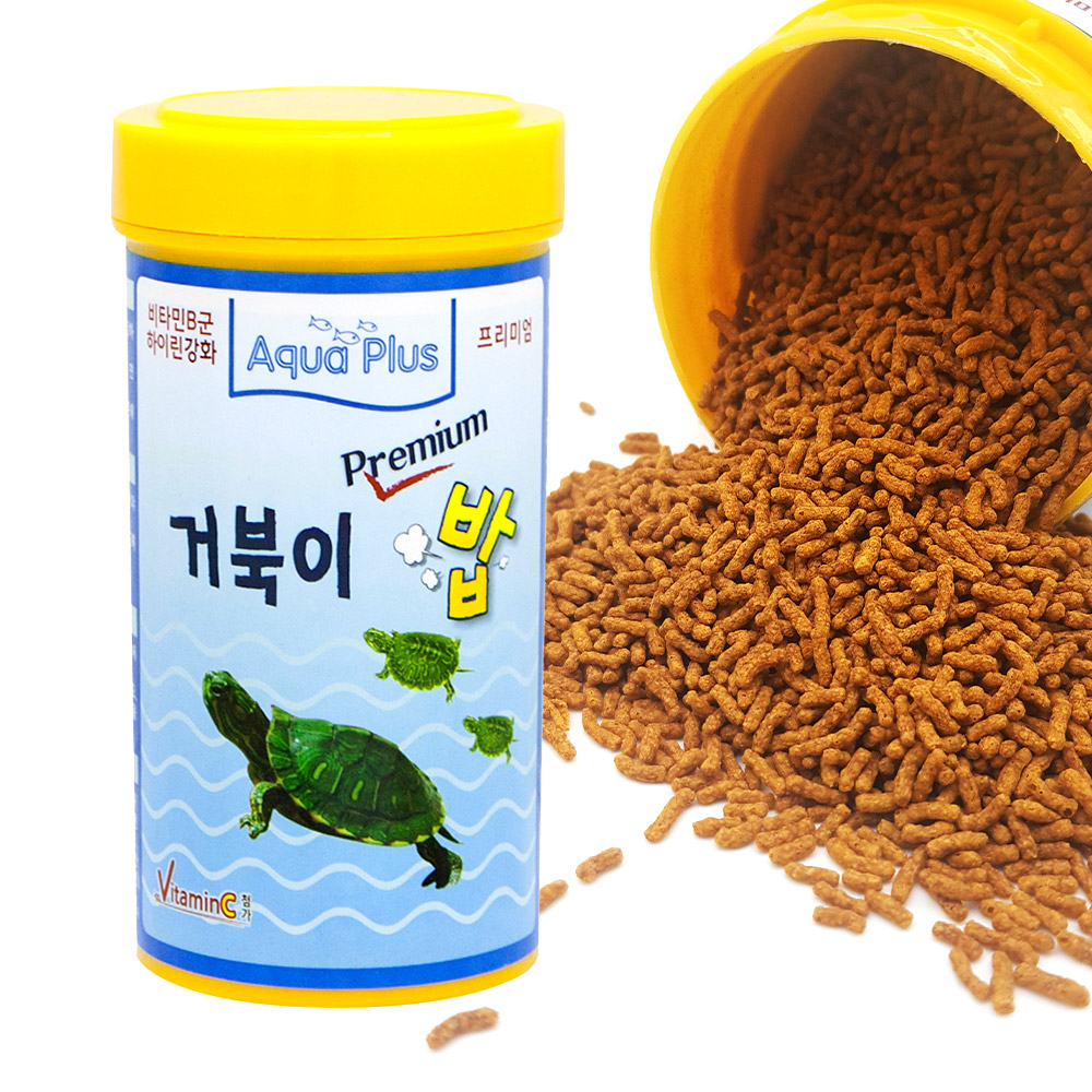 아쿠아플러스 거북이 프리미엄밥 180g : 아쿠아플러스
