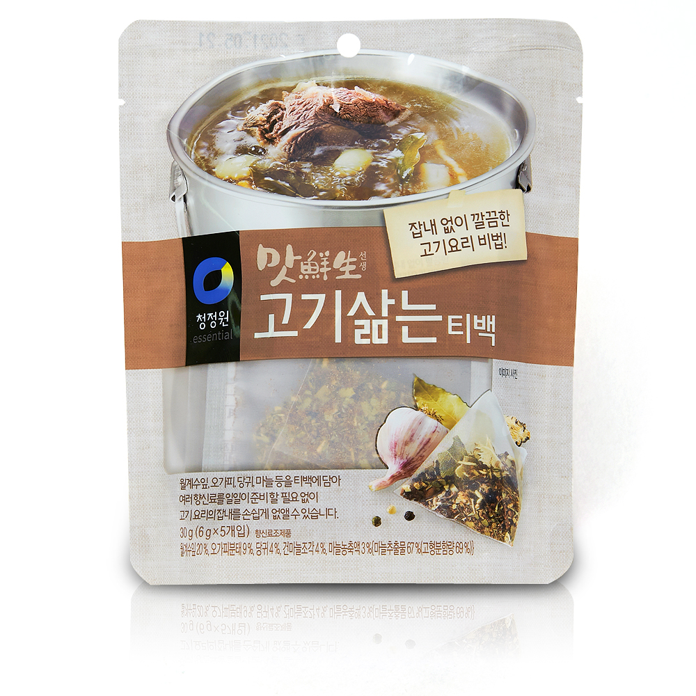청정원 맛선생 고기삶는 티백 30g(6gx5팩) : 미트아울렛