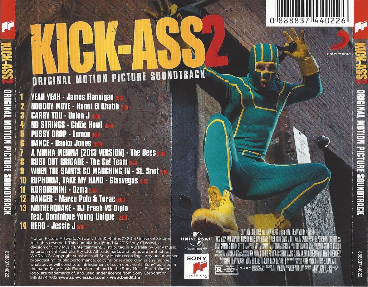 킥 애스 2 : 겁 없는 녀석들 (Kick-Ass 2) 사운드트랙 O.S.T [EU] : 무드크리에이션