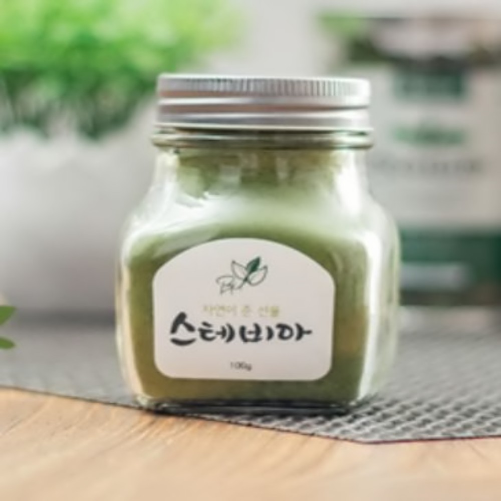 국내산 스테비아 천연감미료 분말 무농약 : 메꽃샾