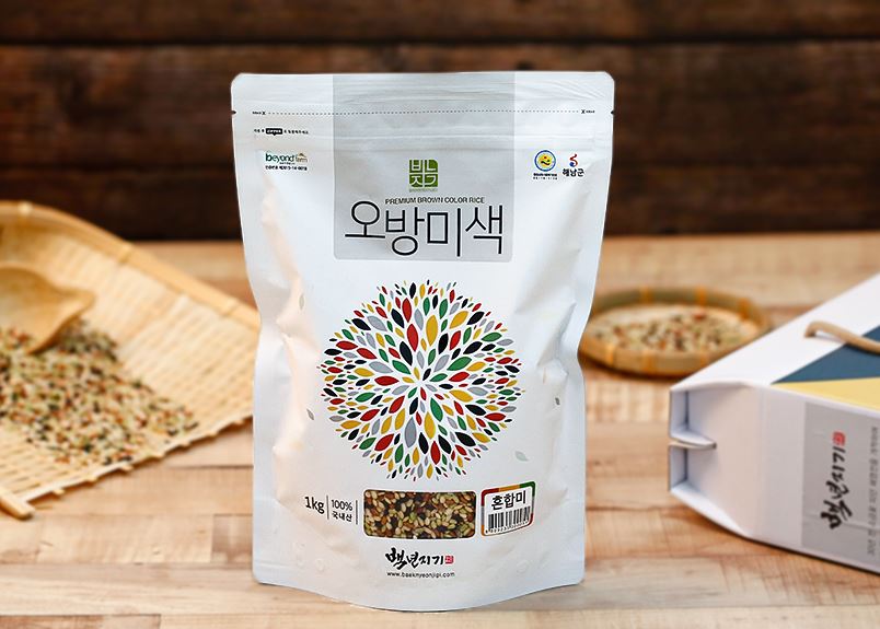 백년지기 오방미색 1kg : 백년지기