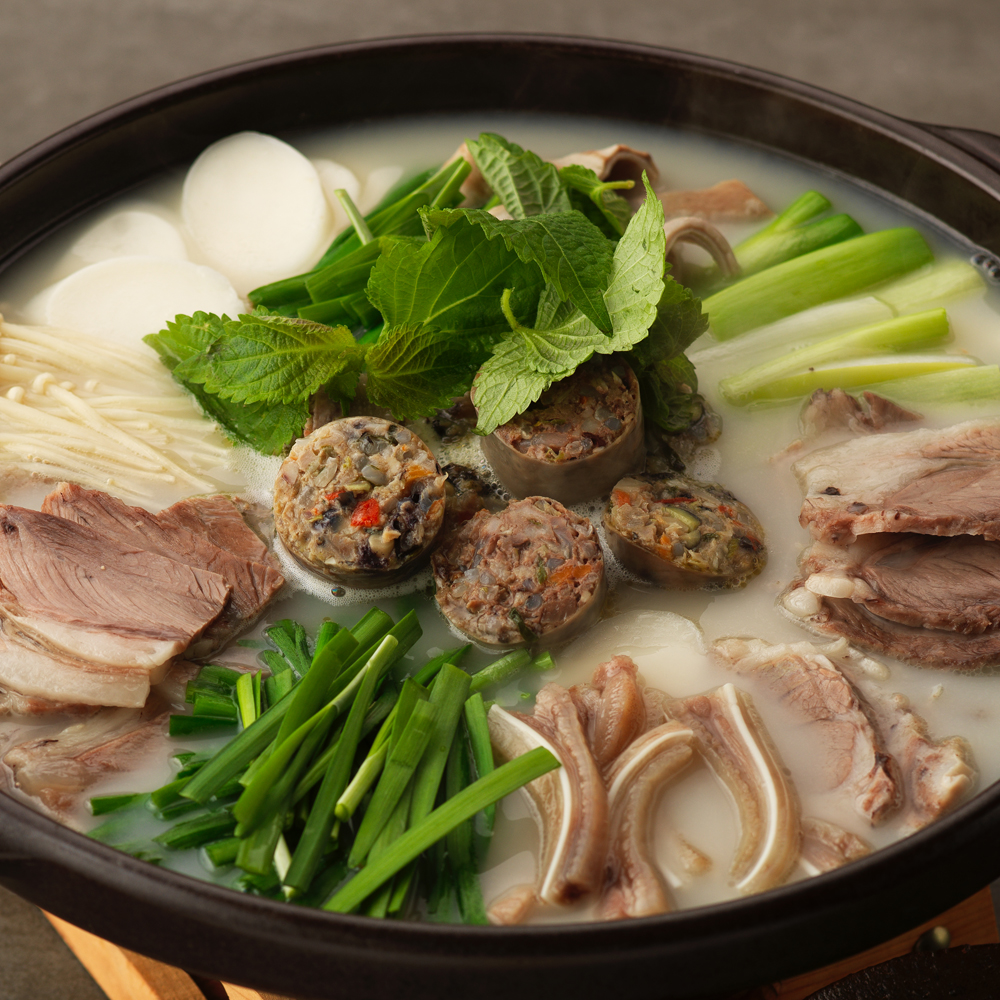 [냄새 없는 순대] 진국 순대곱창전골 2-3인분 : 순대실록 본점
