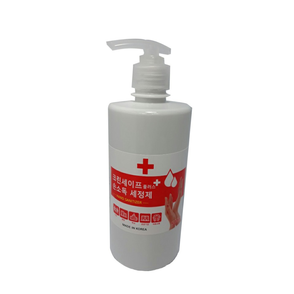 크린세이프 플러스 손소독제 손세정제 500ml 젤타입 (수량120개한정판매) : 여기가탑