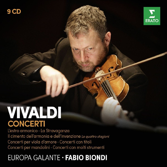 (수입) 파비오 비온디 - 비발디   협주곡집 (9CD) / Fabio Biondi - Vivaldi   Concerti : SORI