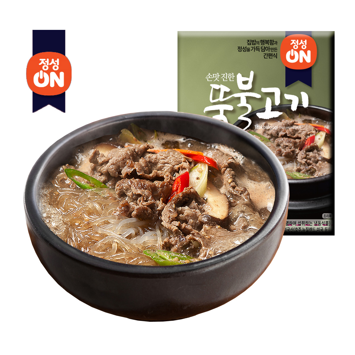 초원식품 정성온 뚝불고기 410g : SUNBEE