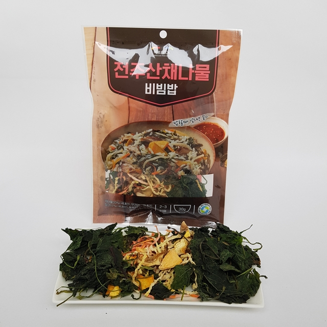 간편식 산채비빔밥 국내산 건취나물 산채비빔나물 30g : 바오나무