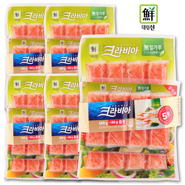 대림 크라비아 160g+80g 5개 : 푸드뱅크주식회사