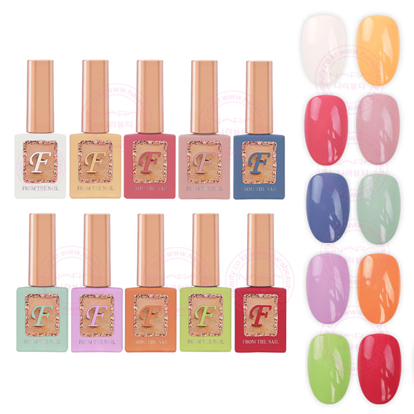 FROM THE NAIL VeryBerry 프롬더네일 베리베리 10종 젤컬러 젤네일 셀프네일 네일아트재료 프롬젤 : 나라뷰티