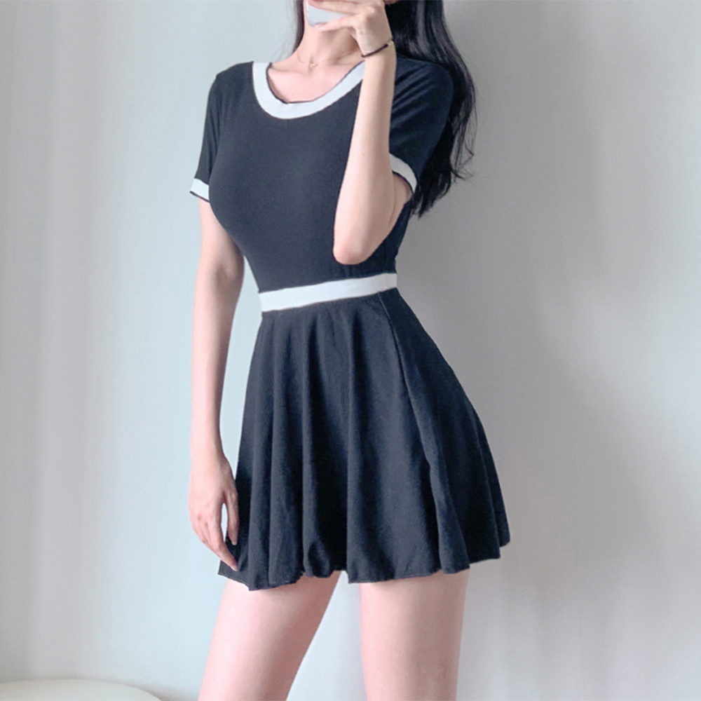 뮤즈 반팔 치마 모노키니 : 아르무아 armoire