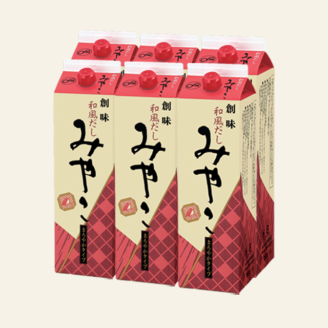 미야꼬 1.8Lx6팩/박스- 밀푀유나베 육수 샤브샤브 쯔유 간사이 우동 오뎅탕 국물 소스 : 젠미야