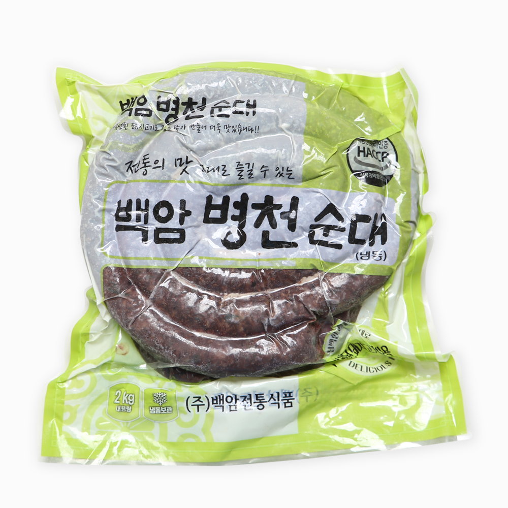 백암 병천순대 2kg 아우내순대 : 농민식자재