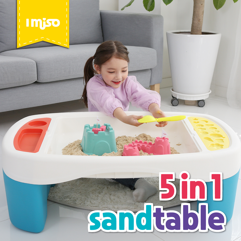 [아이미소] 5 in 1 스마트 테이블 + 아이미소 샌드 2kg : 완구의신