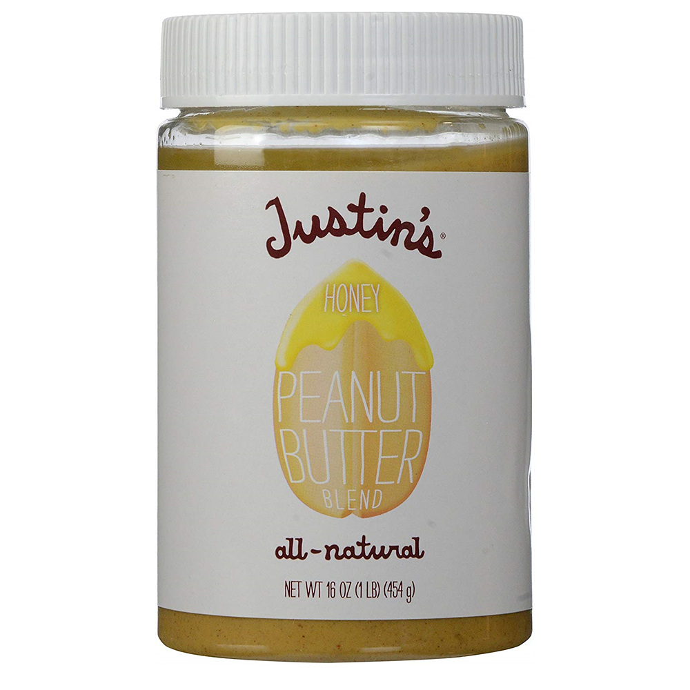 Justins Peanut Butter Honey Jar  저스틴 허니 피넛 버터 16oz(454g) 2팩 : 런타워