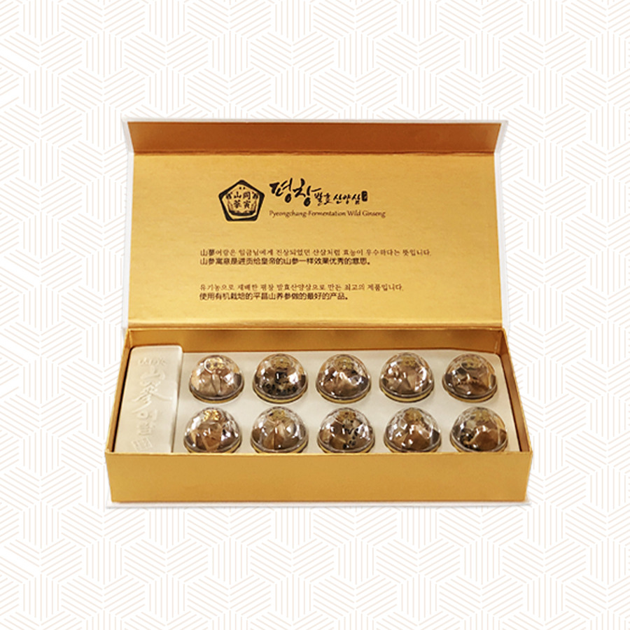 산삼어람 평창 발효삼환 동인발효삼 5년근 10환 (4g x 10) : 자람유니헬시