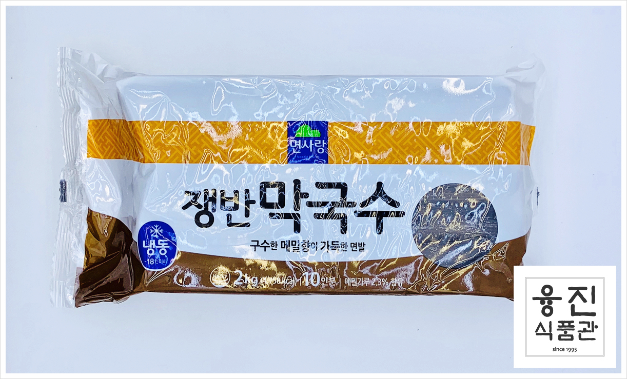 면사랑 쟁반막국수 2kg x 6봉 / 메밀국수 메밀국시 : 융진식품관
