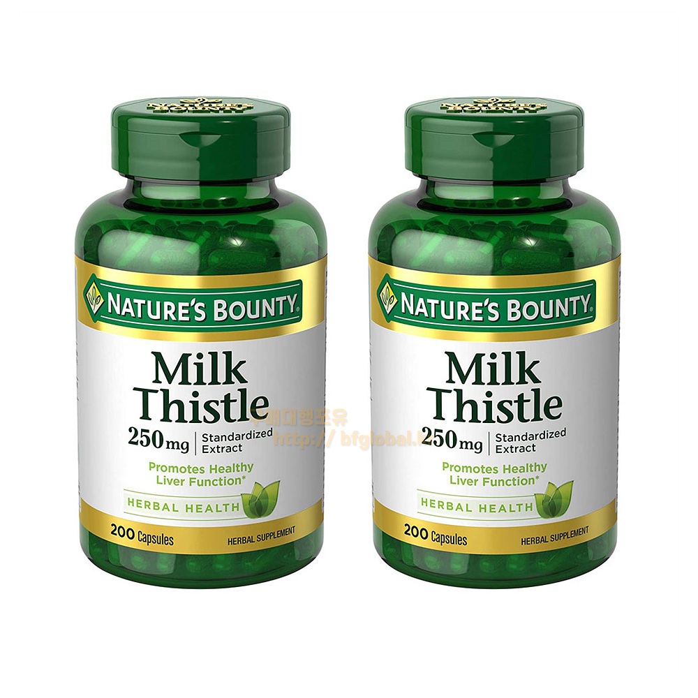 Natures Sunshine Milk Thistle 60 Time-Release Tablets 네이처 선샤인 밀크씨슬 타임 릴리즈 알약 60개 : 해담코리아