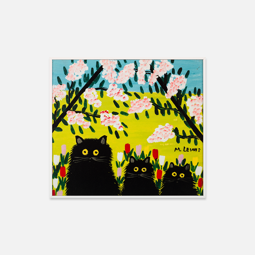 Three Black Cats / Maud Lewis 모드 루이스 : 프린트베이커리