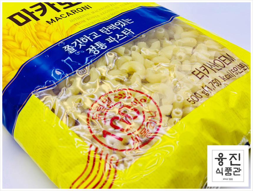 오뚜기 마카로니 500g / 샐러드 맥앤치즈 콘샐러드 이탈리안 파스타 듀럼밀 세몰리나 : 융진식품관
