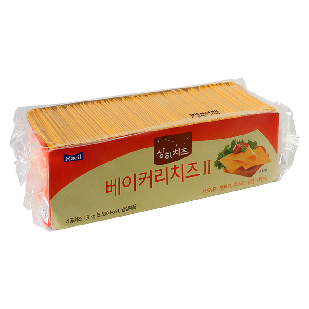 매일 베이커리치즈II 1.8kg 18gx100매 : 씨에이치푸드몰