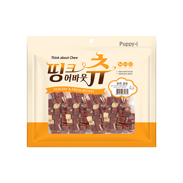 퍼피아이 띵크어바웃츄 소고기큐브 대용량 300g 강아지간식 : 싸다구펫 쇼핑몰