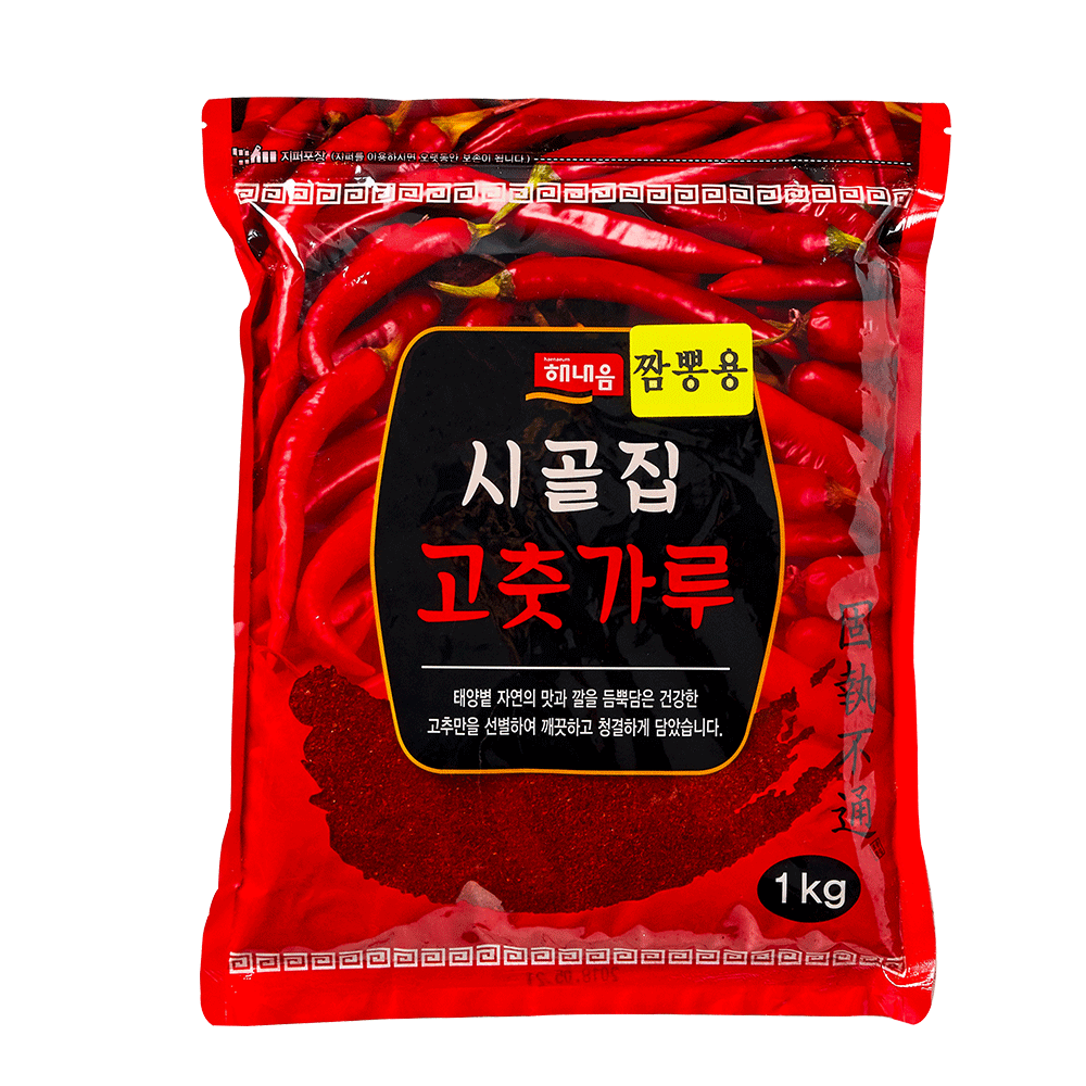해내음 시골집 매운 고춧가루 1kg 중국산 (김치용, 한식용, 짬뽕용) : 식당엔식자재