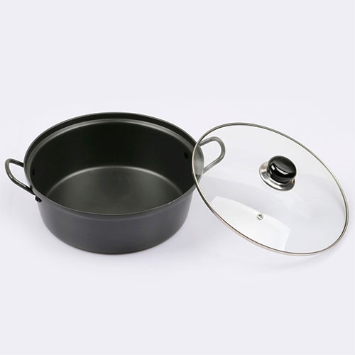 업소용 경질 국수 전골냄비 24cm 오뎅 어묵탕 나베 깊은 냄비 : 주방프라자