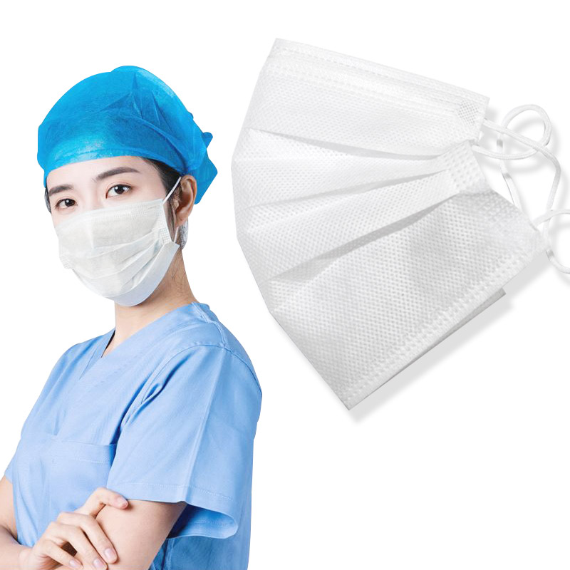 통기성이 뛰어난 3단 접이식 1겹 일회용 마스크 / 업소용 위생용품 식당 음식점 : 혜림컴퍼니