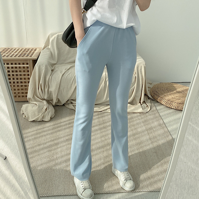 너무편안한, 데일리 골지 밴딩 부츠컷 팬츠 5color : 럽앤썸