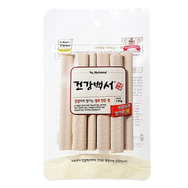 건강백서 건강까지 챙기는 쌀로 만든 껌 120g : 네이쳐 주식회사