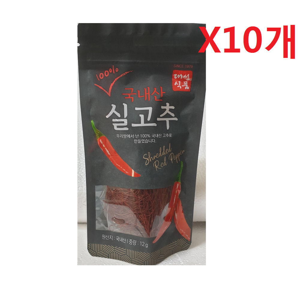 원하프] 실고추12gx10개/대성식품 [고객만족 총알배송 : 원하프