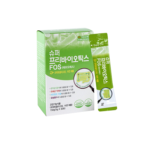 하루웰빙 슈퍼 프리바이오틱스 FOS 5g x 30포 유산균 먹이 : 주식회사 바이오푸드팜