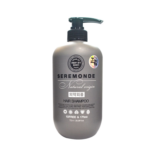 1+1 세레몽드 탈모 증상 완화 헤어샴푸 750ml x2개  두피케어 헤어샴푸 : 헤어마당