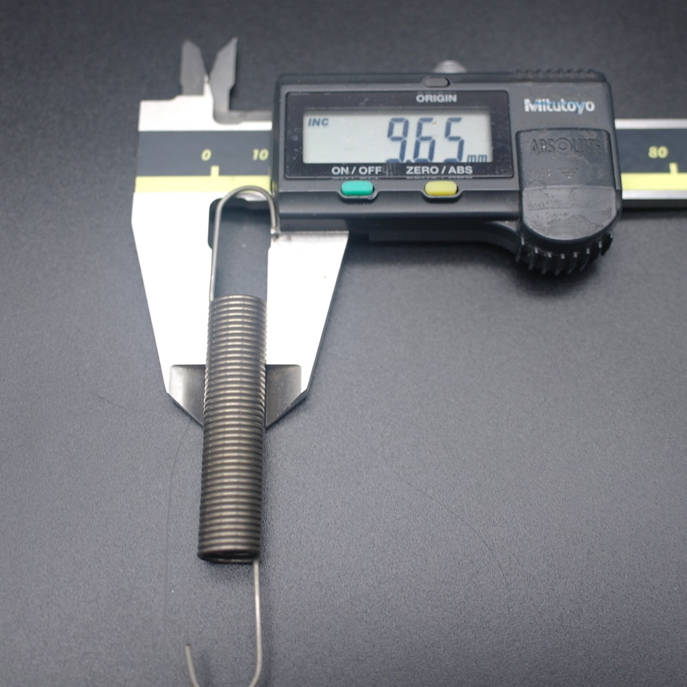 양고리 인장스프링 선경1.0mm 외경9.65mm 길이83.5mm 1EA : 스프링가게