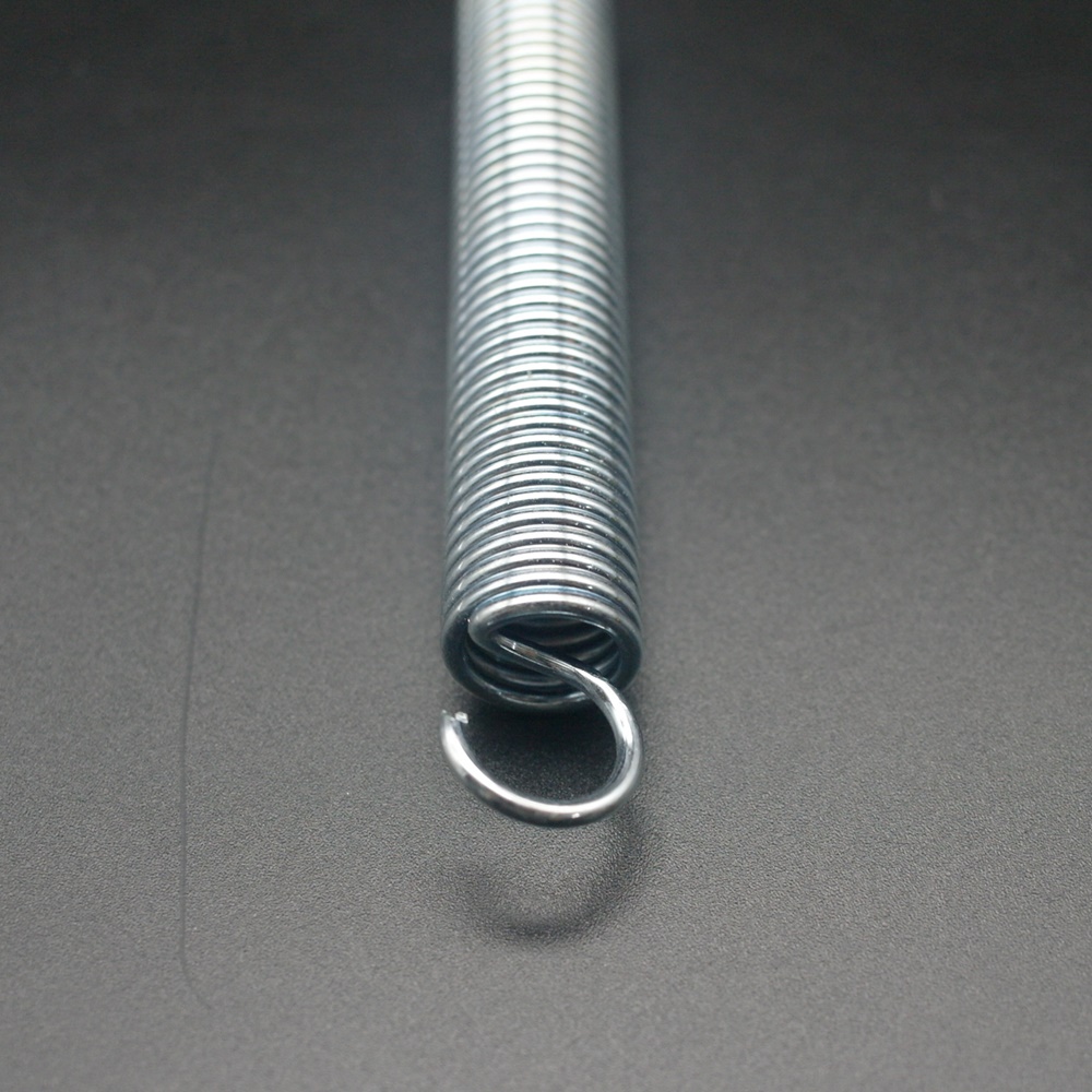 양고리 인장스프링 선경2mm 외경15.8mm 길이118.5mm 1EA 백색도금 : 스프링가게