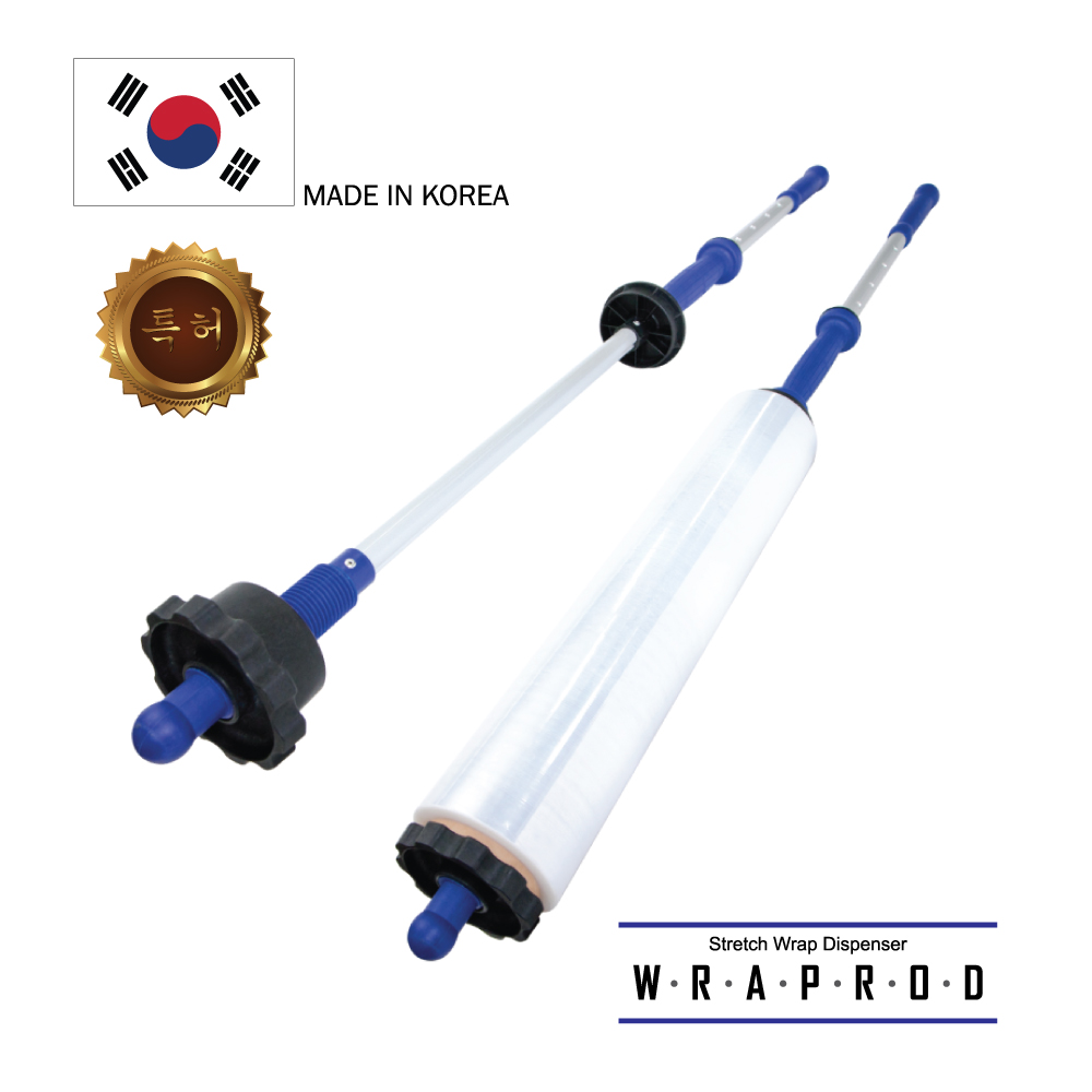 특허상품 수동랩핑기 랩핑기 스틱형 핸드형 랩봉 wraprod 스트레치필름 사용 : 태경엠앤티