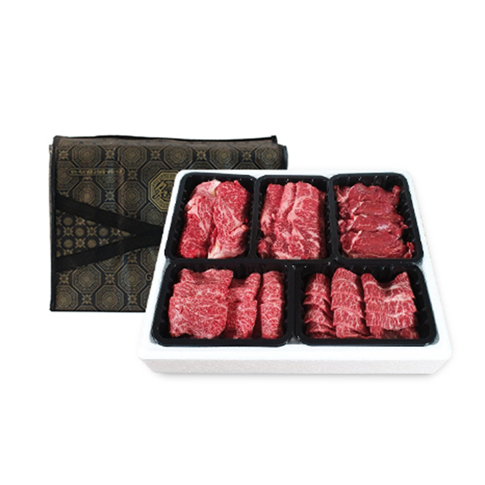 삼촌명가의 전라도 1+등급 우리한우 프리미엄 선물세트 2.5kg : 삼촌밥먹자