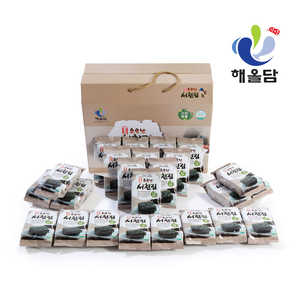 해올담 소문난 서천김 도시락 4g X 24봉 : 해올담소문난서천김공식몰