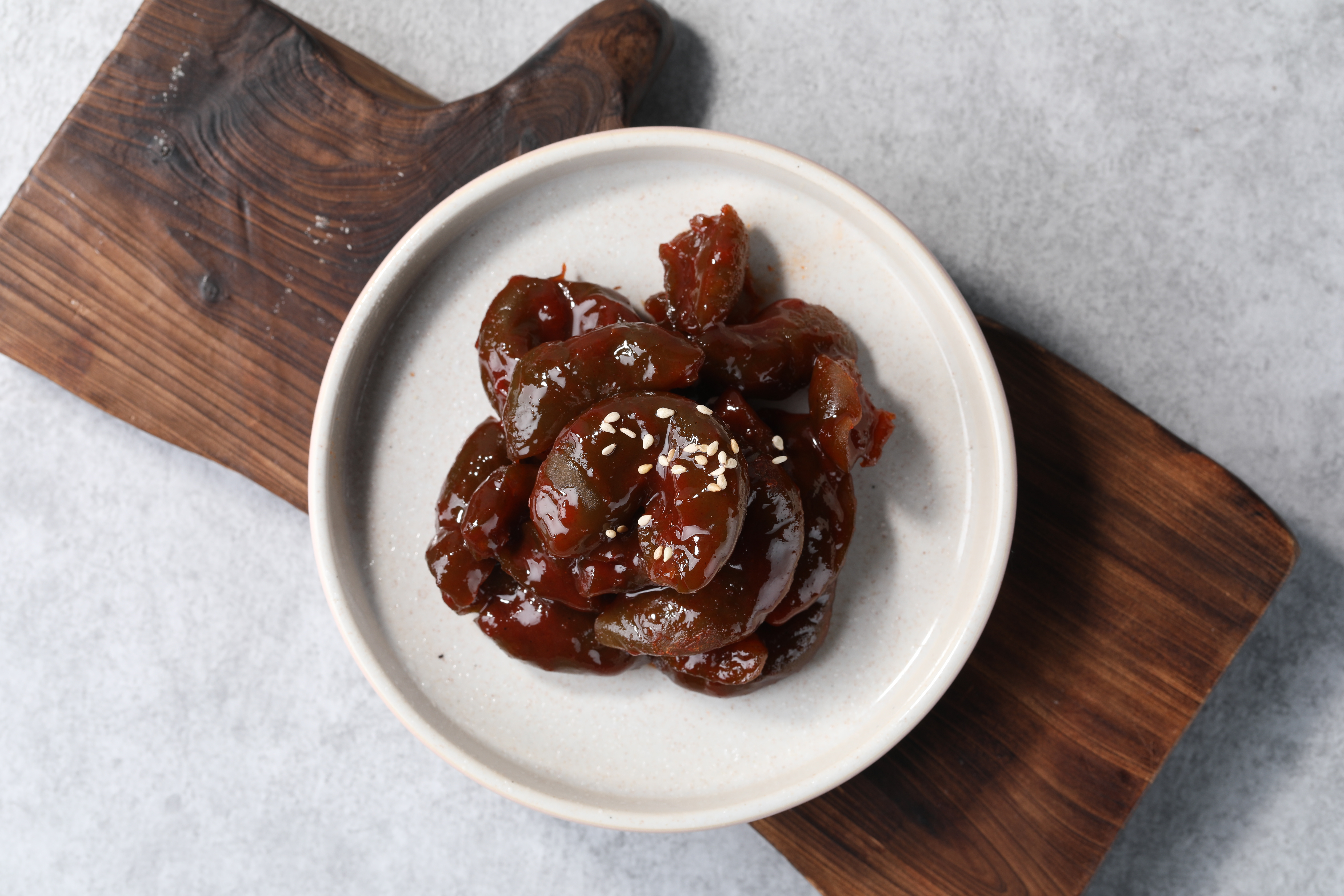 순창 김용순전통식품 청매실장아찌 500g(국산 수제장아찌) : 김용순전통식품