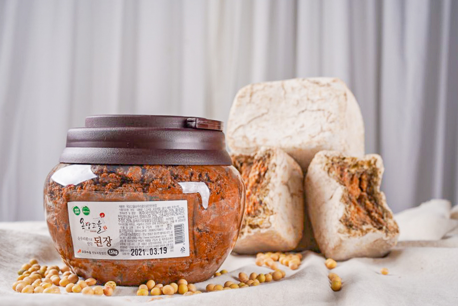 국산 100% 끝 맛이 깔끔한 옥당고을 순우리콩으로 만든 된장 1.5kg : 고추마을 영농조합법인