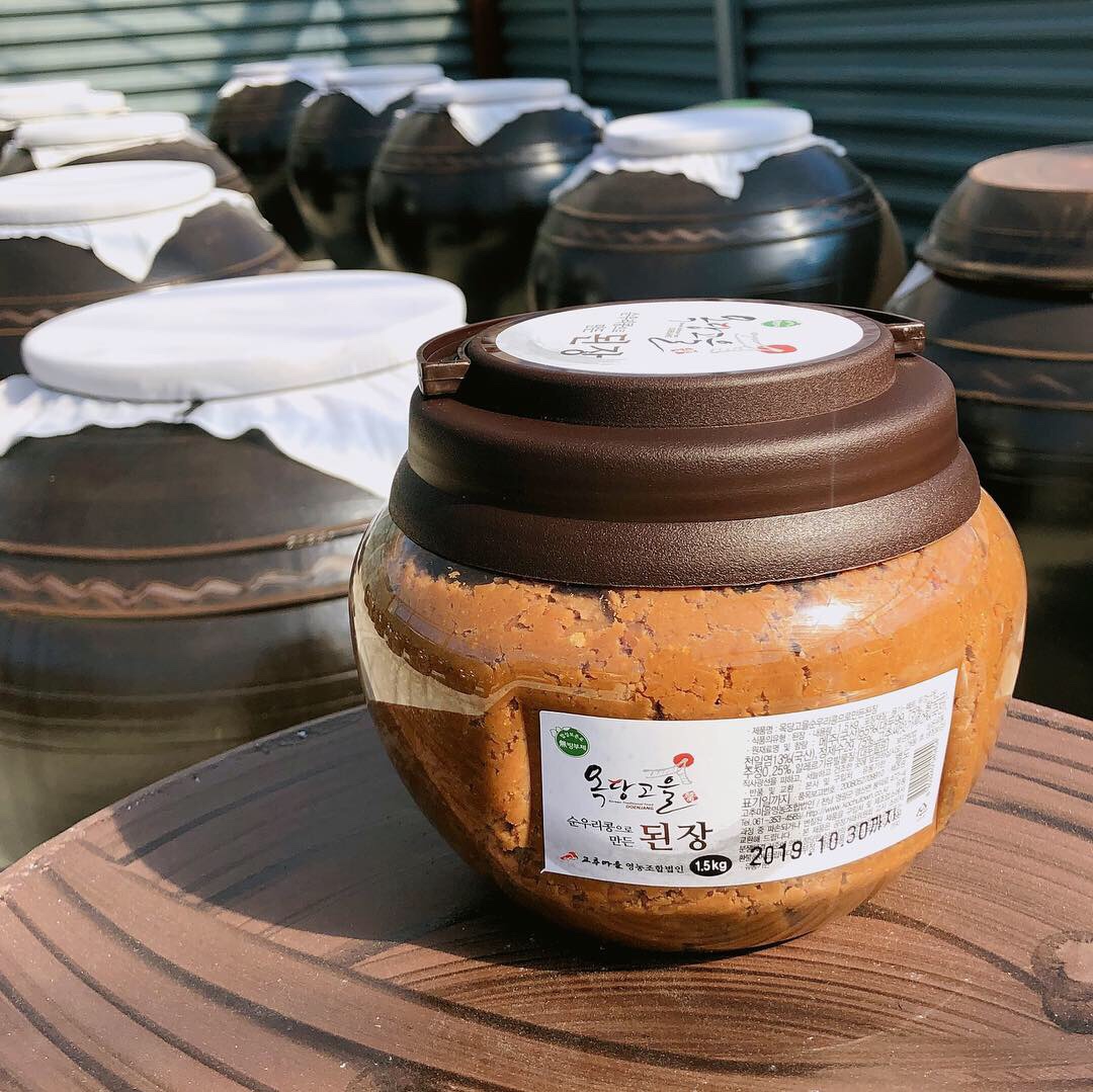 국산 100% 끝 맛이 깔끔한 옥당고을 순우리콩으로 만든 된장 1.5kg : 고추마을 영농조합법인