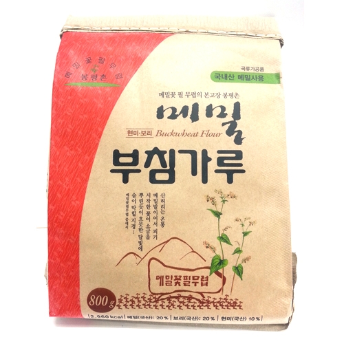 봉평촌 현미보리메밀부침가루 800g/봉평농원(8804811000837) : 서울서남부농협하나로마트