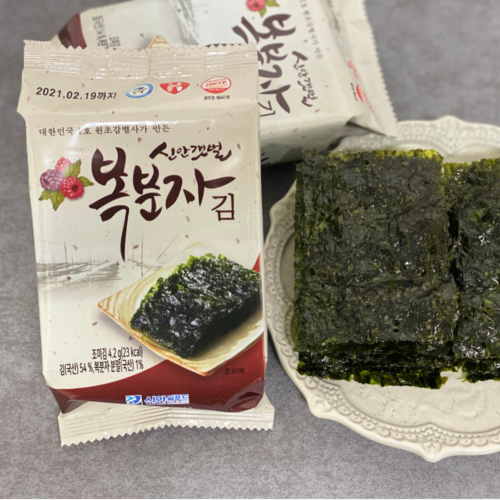복분자 김 72봉 맛있는 도시락 식탁 조미김 선물세트 : 더 테이블